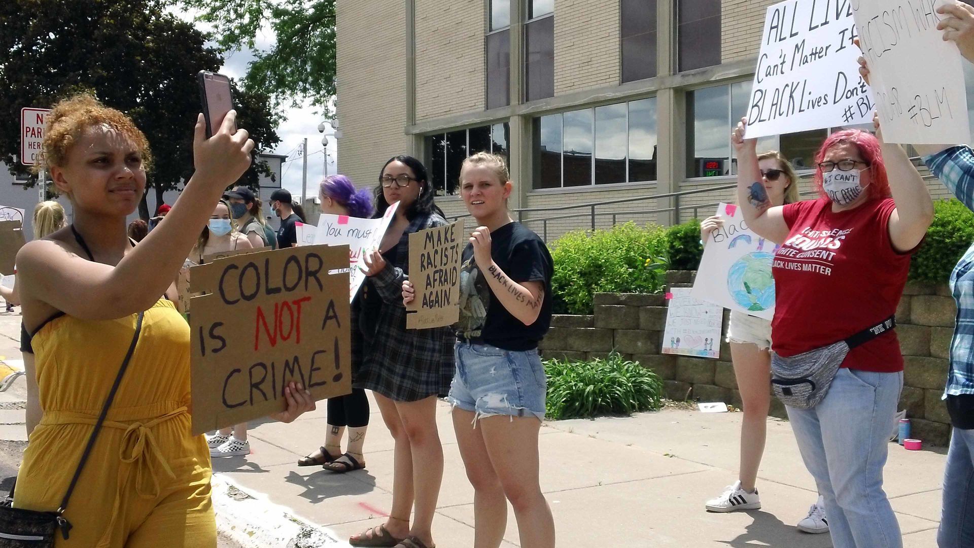 Portage protests police brutality